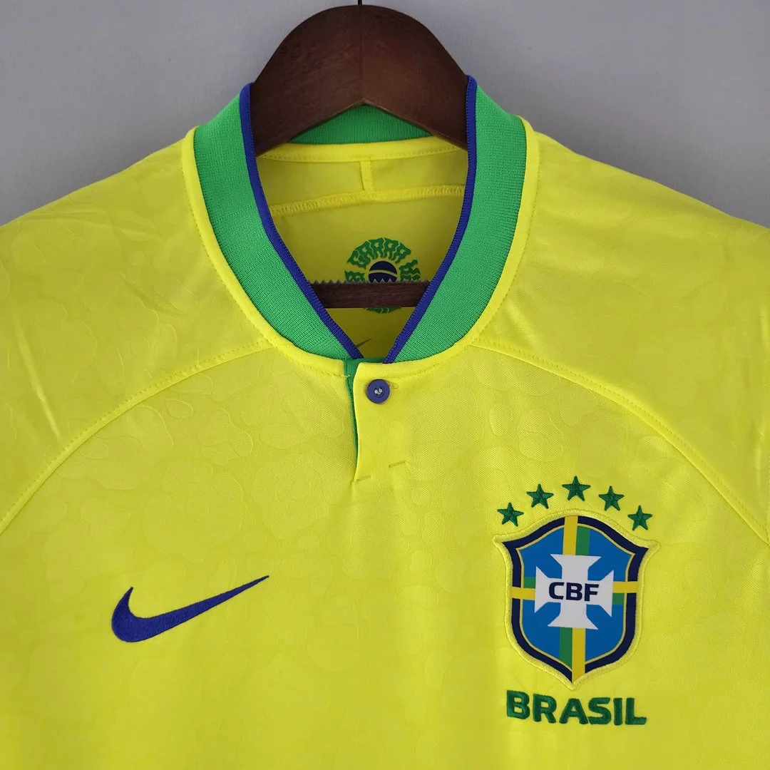 2022 World Cup Brazil Home Soccer Jersey Thai Quality