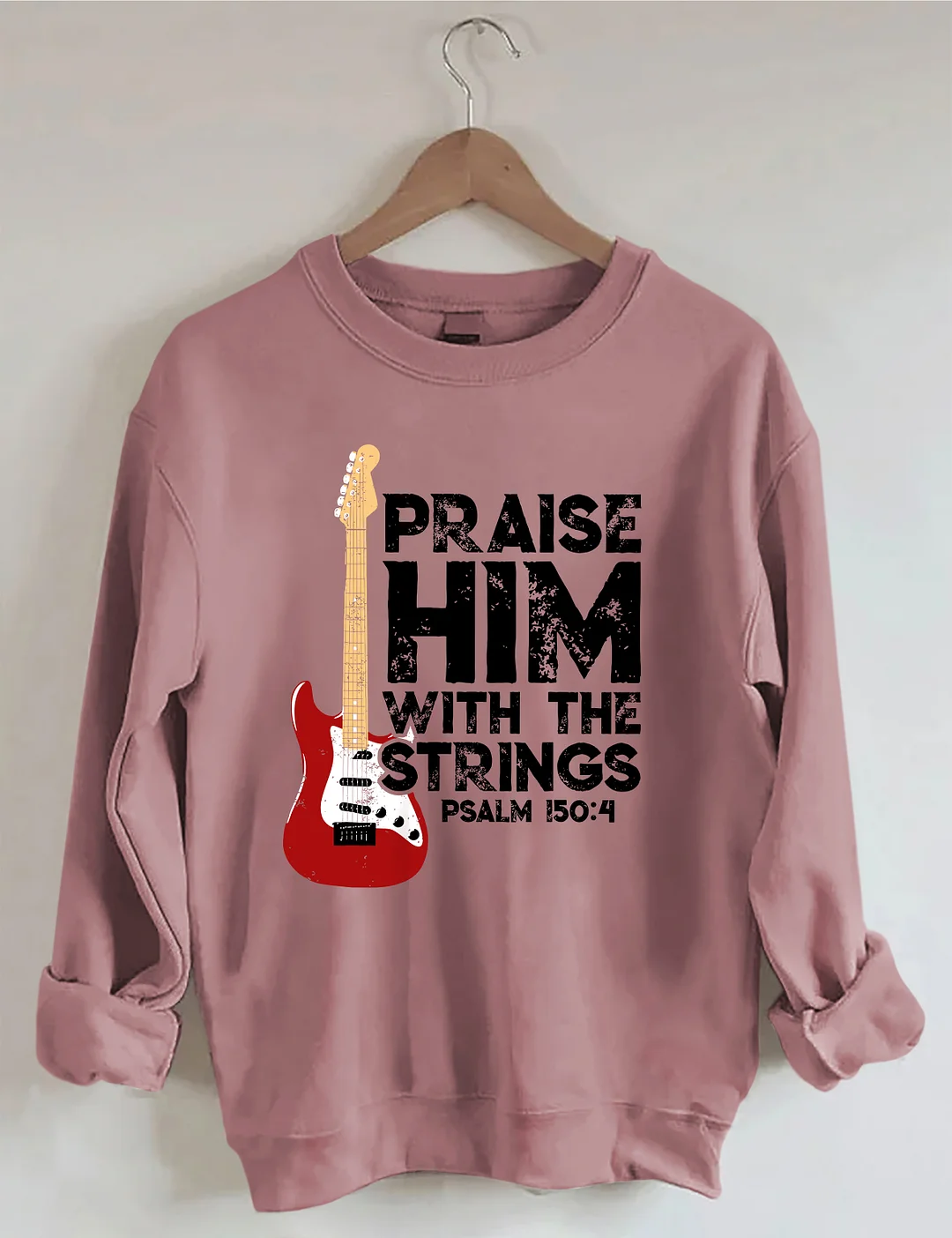 Praise Him With The Strings Sweatshirt