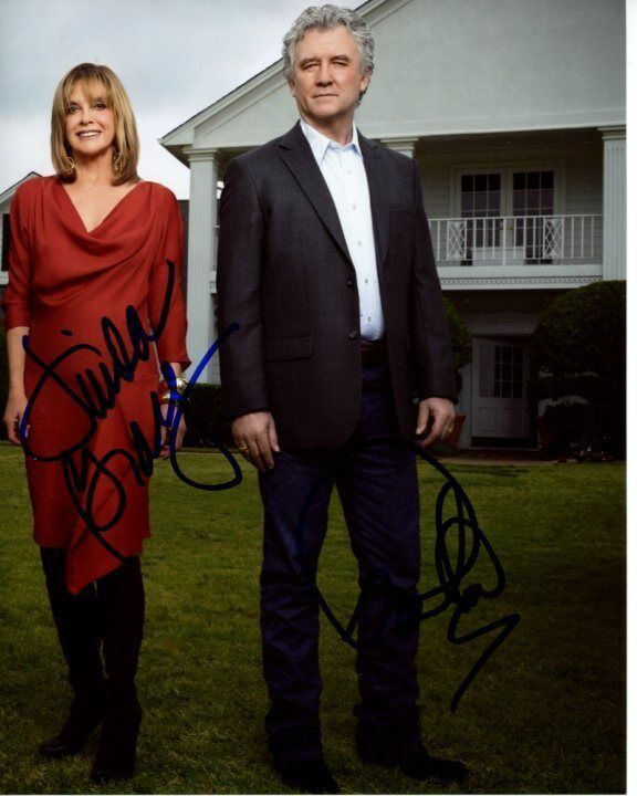 PATRICK DUFFY and LINDA GRAY signed autographed DALLAS THE EWINGS Photo Poster painting