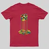 Rainbow Abstraction melted rubix cube  T-Shirt