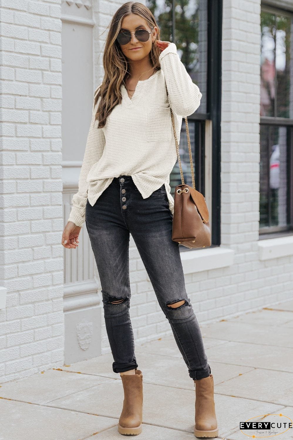 Warm Knitted Long Cardigan