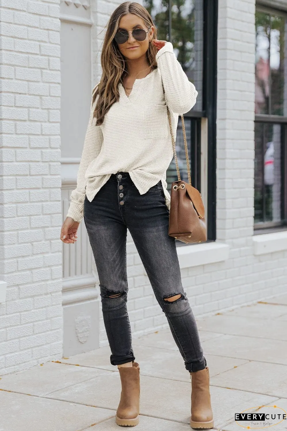 Warm Knitted Long Cardigan