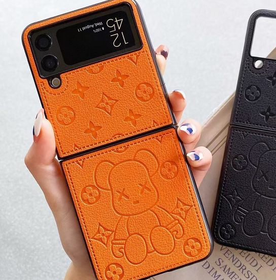 Cartoon Printed Leather Case for Samsung
