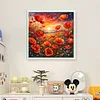 Poppy Field-11CT Stamped Cross Stitch 50*50cm/19.69*19.69in