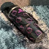 30oz Black Sparkle Pink Kitty Tumbler