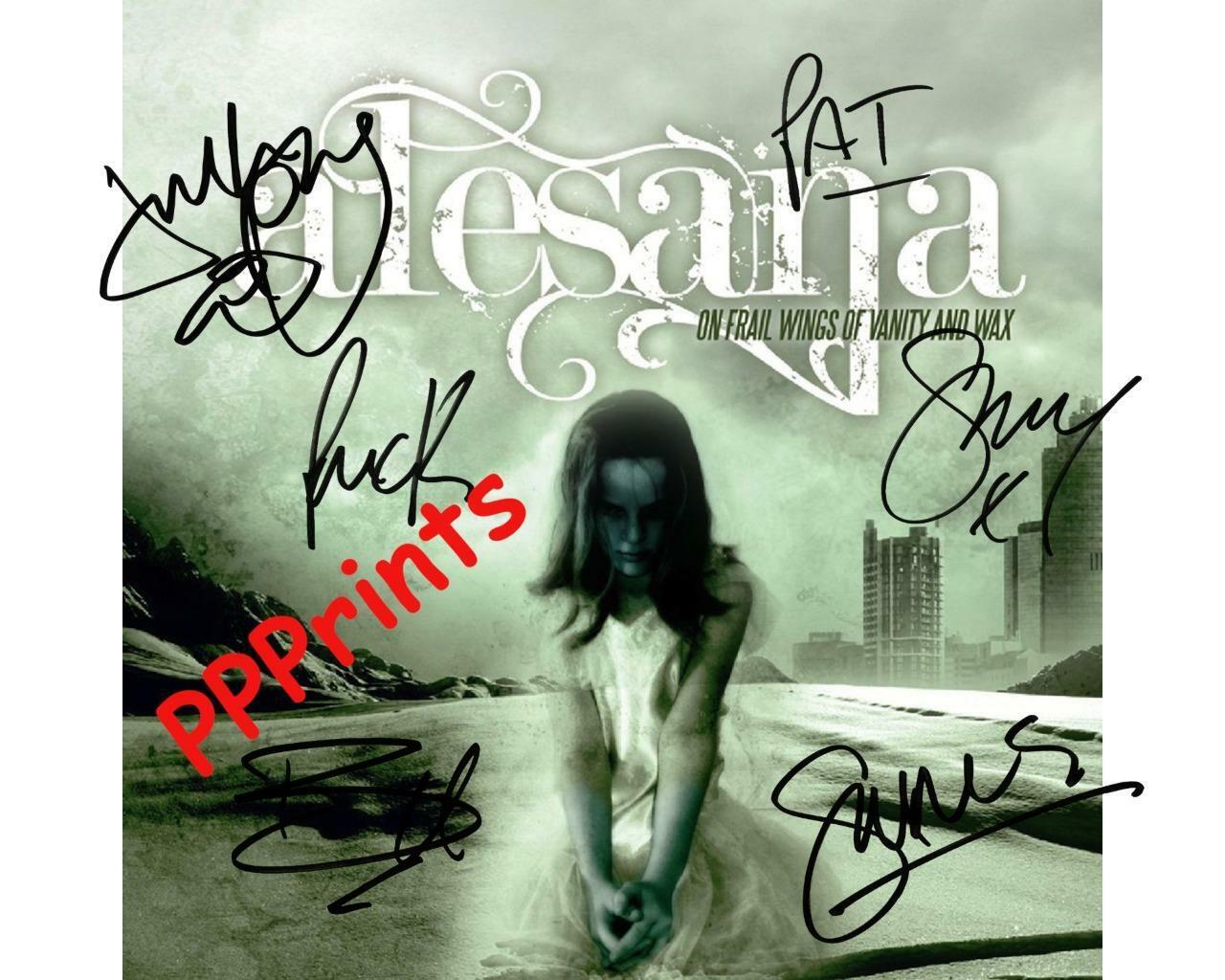 ALESANA On Frail Wings On Vanity Band SIGNED AUTOGRAPHED 10X8 REPRO PRINT Photo Poster painting