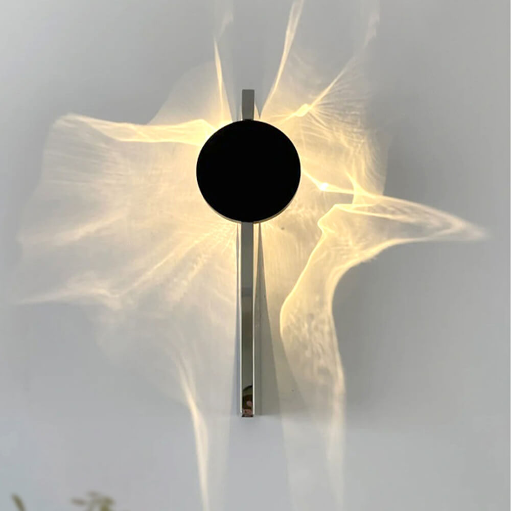 Flame Double Head Metal Wall Light