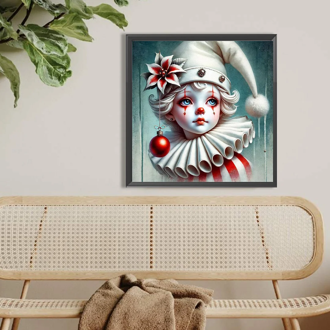 Diamond Painting - Full Round Drill - Kiddo Clown(Canvas|40*40cm)