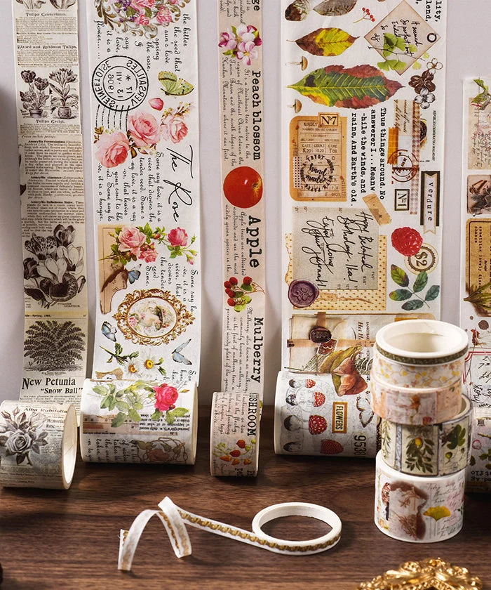 18 Rolls Forest Whisper Washi Tape Set-Himinee.com