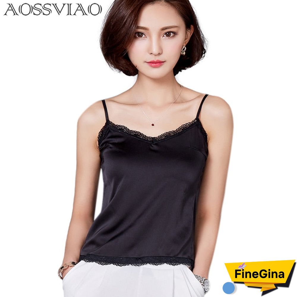 Christmas Gift Crop Top Clothes Canotta Donna Estiva Tropical womens tank tops Silk Women Shirt Camis Sleeveless Blusa Summer Feminina