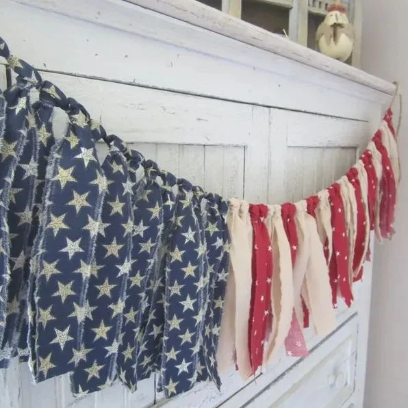 American Flag Garland