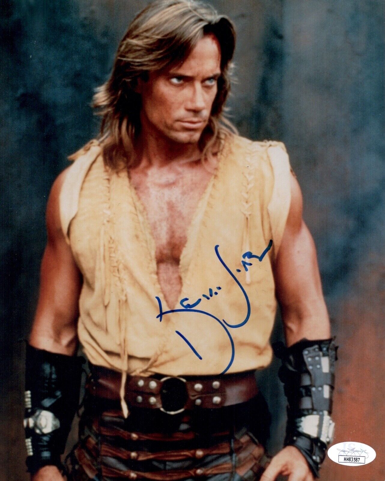 KEVIN SORBO Signed HERCULES 8x10 Photo Poster painting Autograph LEGENDARY Journeys JSA COA Cert