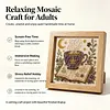 Hot Tea Glass Mosaic DIY Craft Kit &ndash; Framed Halloween Wall Art