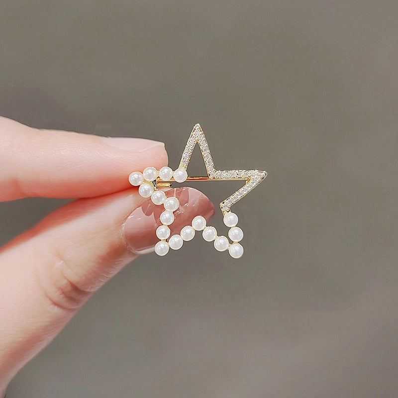 Small Brooch Bow Anti-slip Brooch High-grade Chest Sewn-free Shirt Anti-slip Buckle Pin