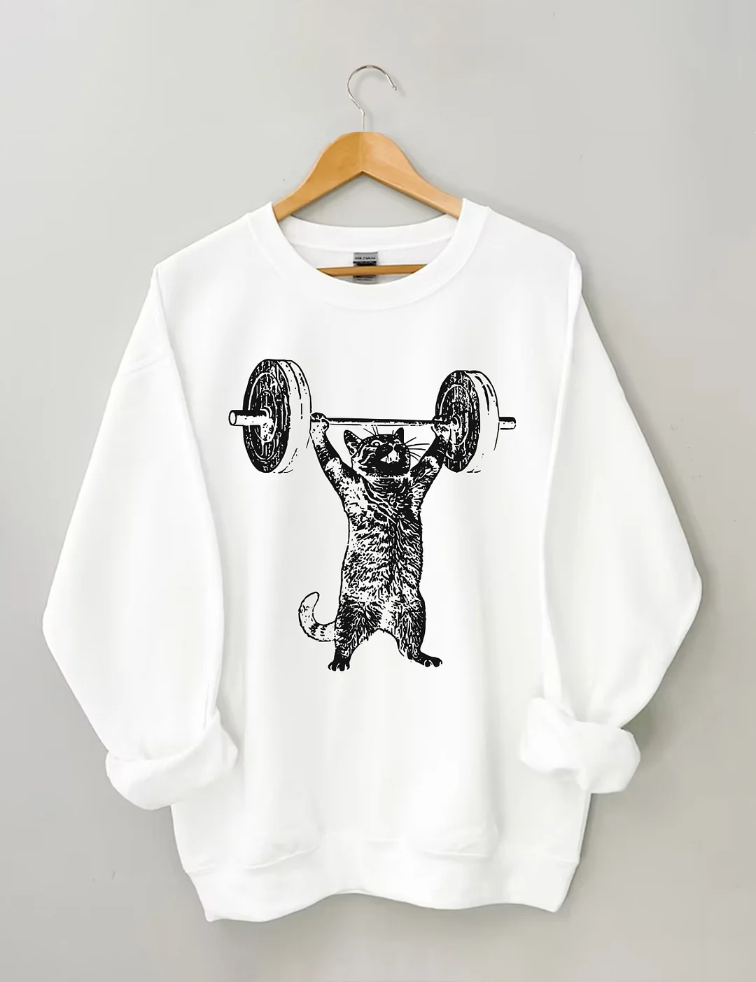 Funny Cat Gym Sweatshirt