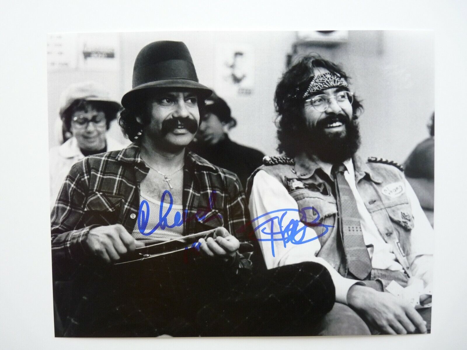 Cheech & Chong Signed Autographed 8x10 Photo Poster painting Beckett Certified #2