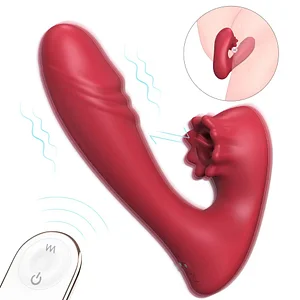 Sucking Tongue-Licking Panty Vibrator – Clitoral and Vaginal Stimulation Device