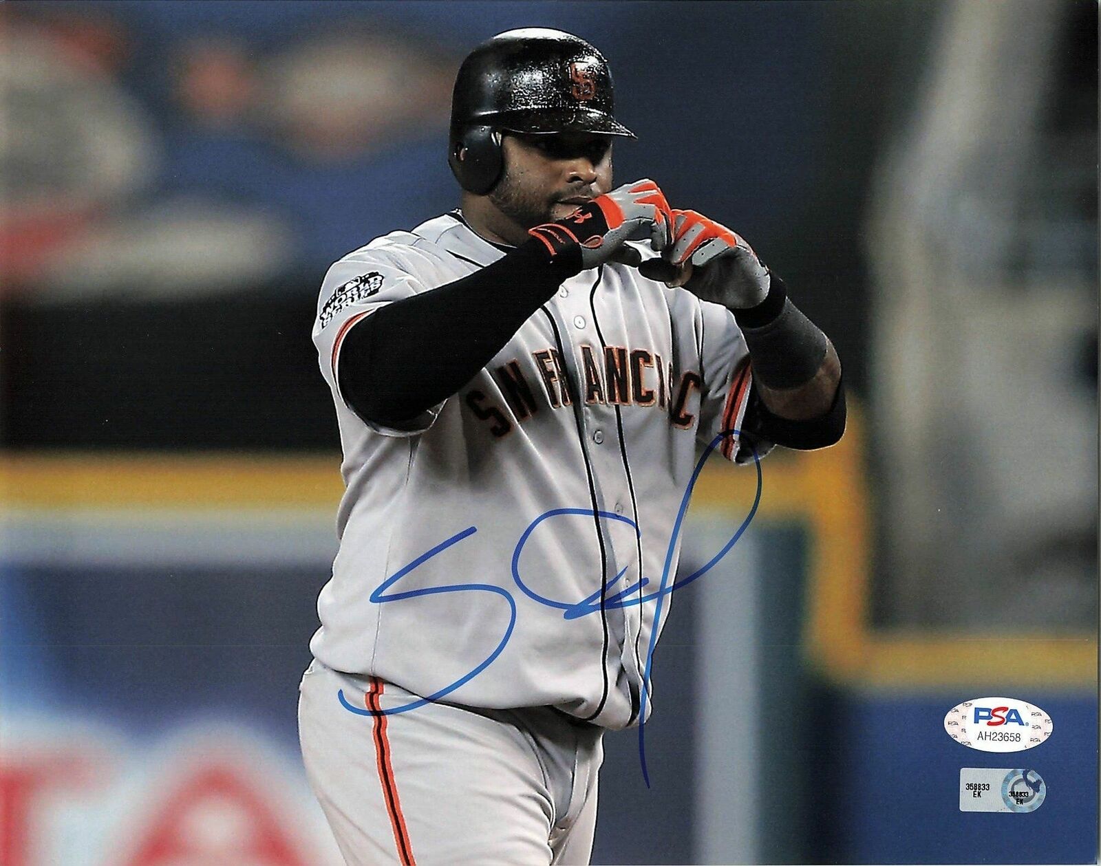 Pablo Sandoval signed 8x10 Photo Poster painting PSA/DNA San Francisco Giants Autographed