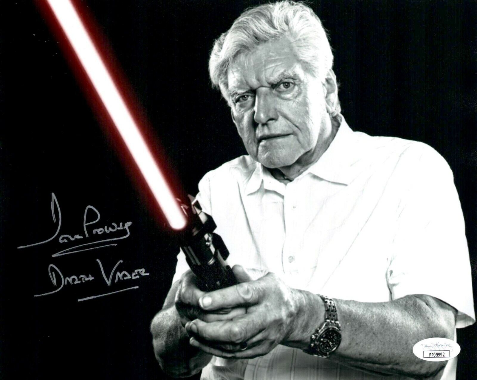 DAVID PROWSE Signed STAR WARS / DARTH VADER 8x10 Photo Poster painting with JSA COA