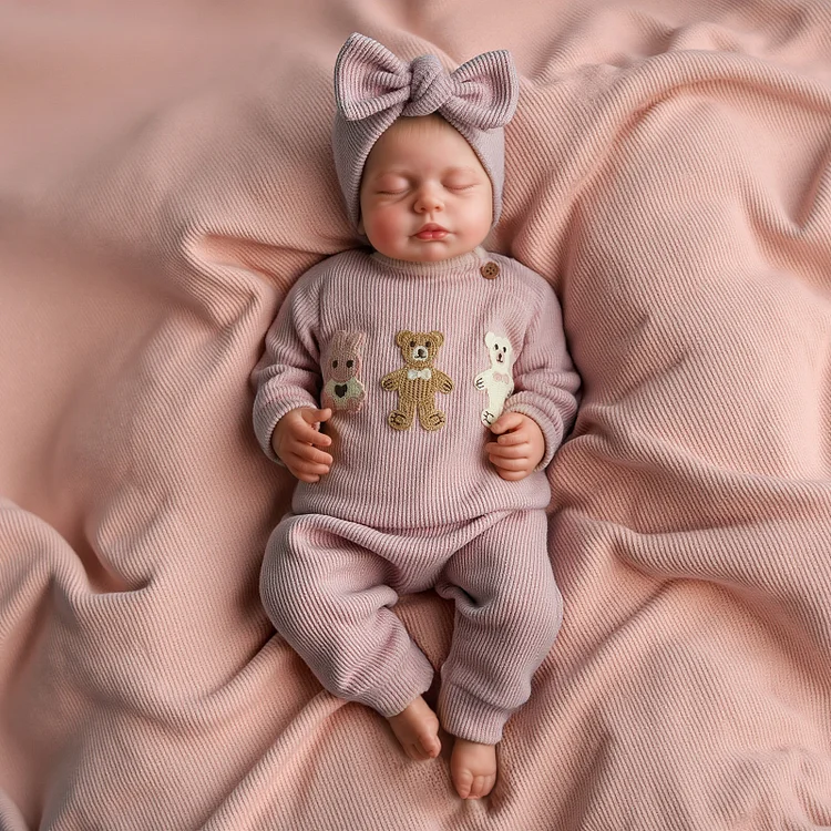 Babeside Reborn Baby Lucy & Carina 20'' Little Infant Twins Gift For Emotional Moments