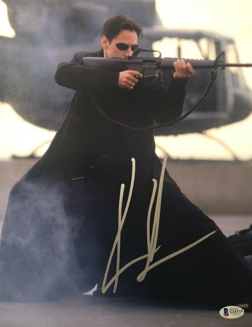 Keanu Reeves signed autographed 11x14 Photo Poster painting Matrix John Wick Authenticated