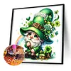 Diamond Painting -DIY Round Drill St. Patrick Day Gnome