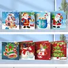 8pcs Diamond Painting-DIY Crystal Rhinestone Christmas Card(20*15cm)