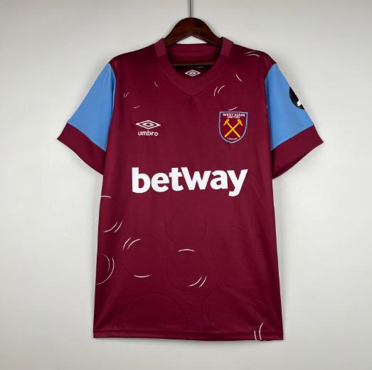 23/24 West Ham United Home FootballShirt Thai Quality