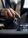 1 Pair Car Safety Belt Lock Tongue Seat Belt Latch Clasp Insert Lock Socket Plug