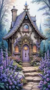 Luxury AB Velvet Diamond Painting Kit - Landscape architecture