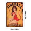 Fireball Cinnamon Whisky - Metal Tin Signs(8*12Inch/12*16Inch) - Bar
