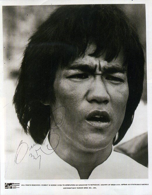 BRUCE LEE Signed Photo Poster paintinggraph - Film / Kung Fu / Martial Arts Actor 1973 Preprint