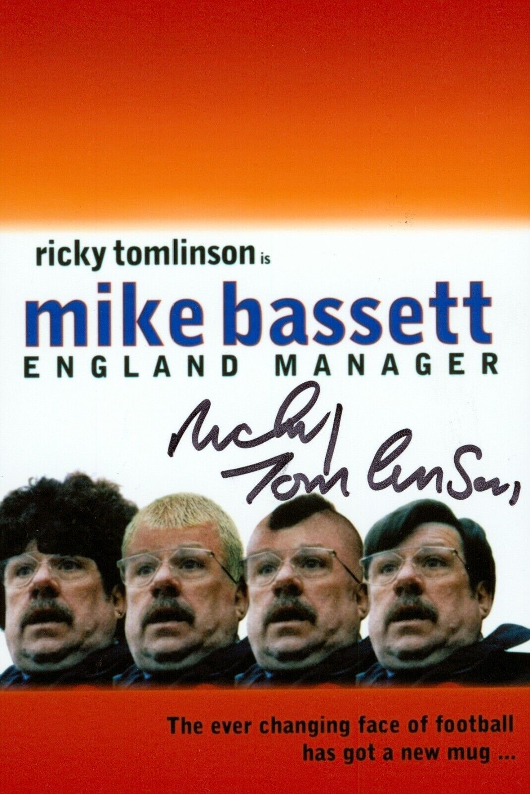 Ricky Tomlinson Signed 6x4 Photo Poster painting Mike Bassett: England Manager Autograph + COA