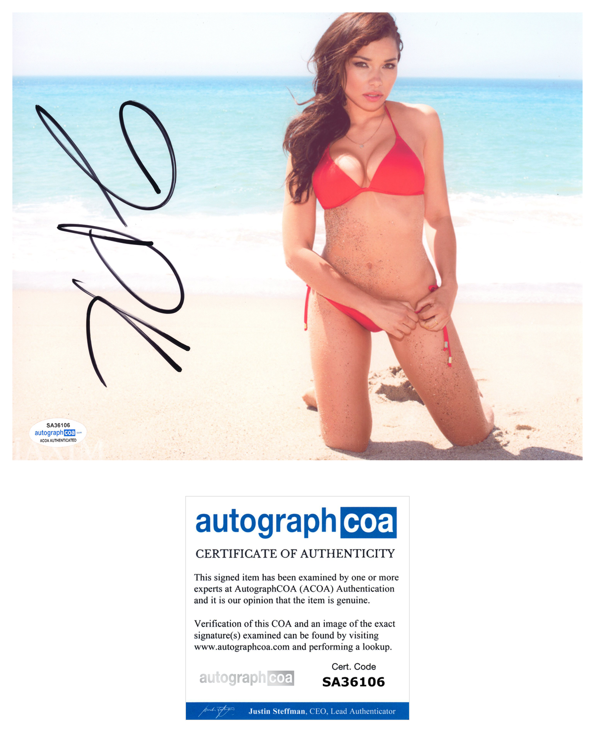 Jessica Parker Kennedy Signed Autograph 8x10 Photo Poster painting The Flash Black Sails ACOA