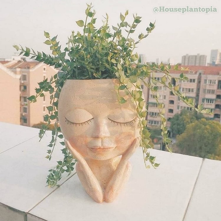 Cute Lady Planter