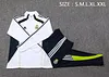Joyfball 2025/2026 Real Madrid Half-Pull Training Suit White Retro Version Football Shirt 1:1 Thai Quality