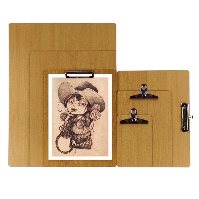 1 Piece Solid Color Class Learning Daily Mdf Height Density Plate Classic Style Folder