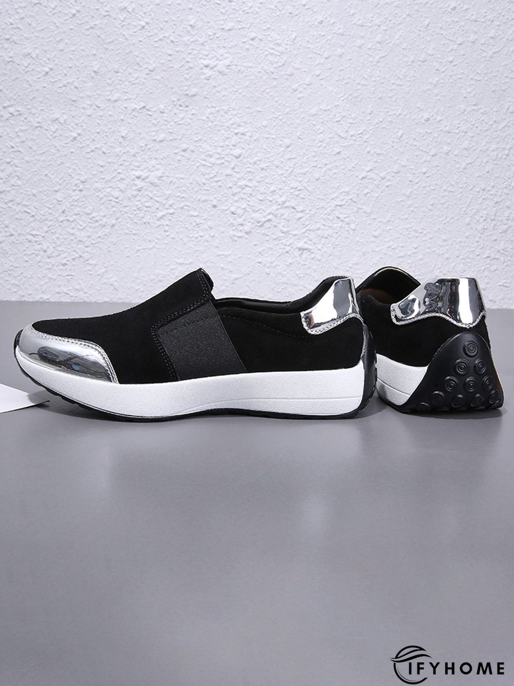 Casual Color Block Slip On Walking Shoes | IFYHOME