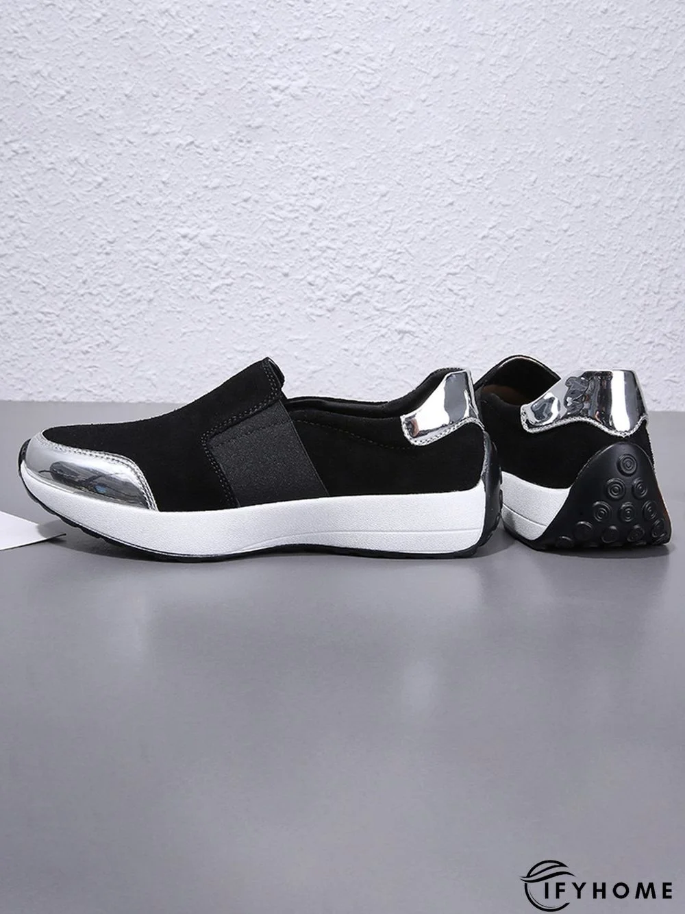 Casual Color Block Slip On Walking Shoes | IFYHOME
