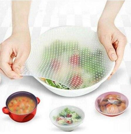 Universal Reusable Silicone Stretch Bowl Pot Lid Cover