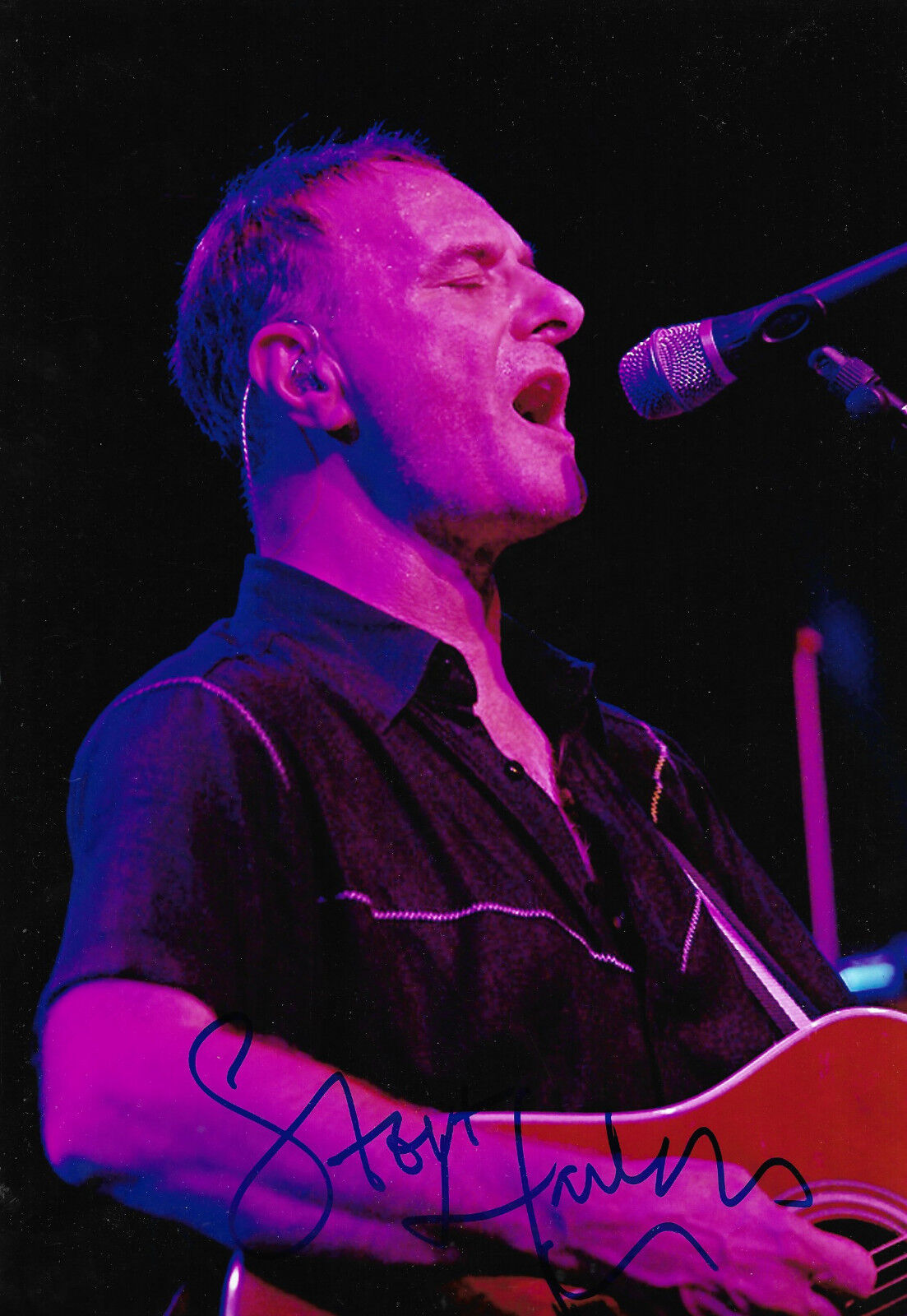 Steve Harley signed 8x12 inch Photo Poster painting autograph