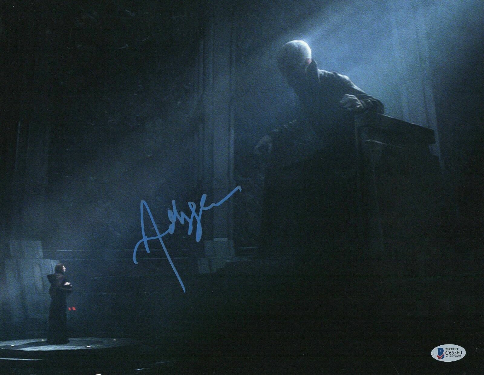 Andy Serkis as Snoke in Star Wars signed 11x14 Photo Poster painting autographed BAS Beckett COA