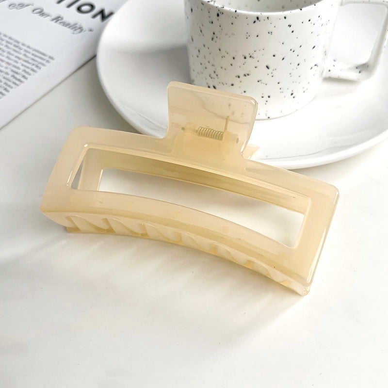 Women’s IG Style Solid Color Plastic Hair Claws