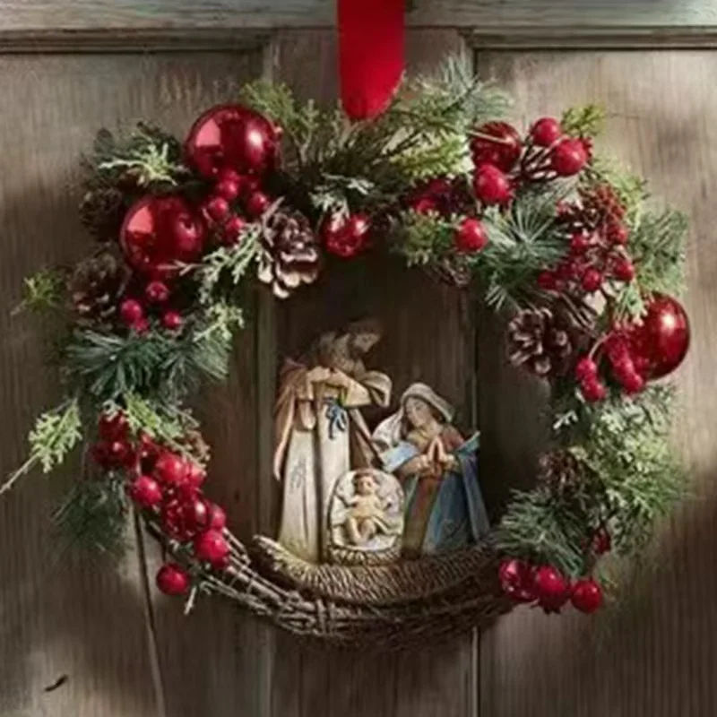 Holy Family Wreath Decorations