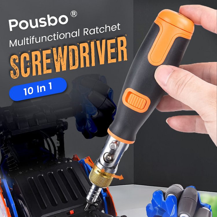  🔥Black Friday Hot Sale🔥10 In 1 Multi-functional Ratchet Screwdriver 