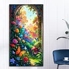 (40*70cm)Butterfly Flowers - Full Round Drill Diamond Painting