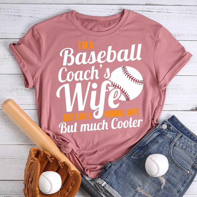 I'm baseball  coach's wife T-shirt Tee-00110