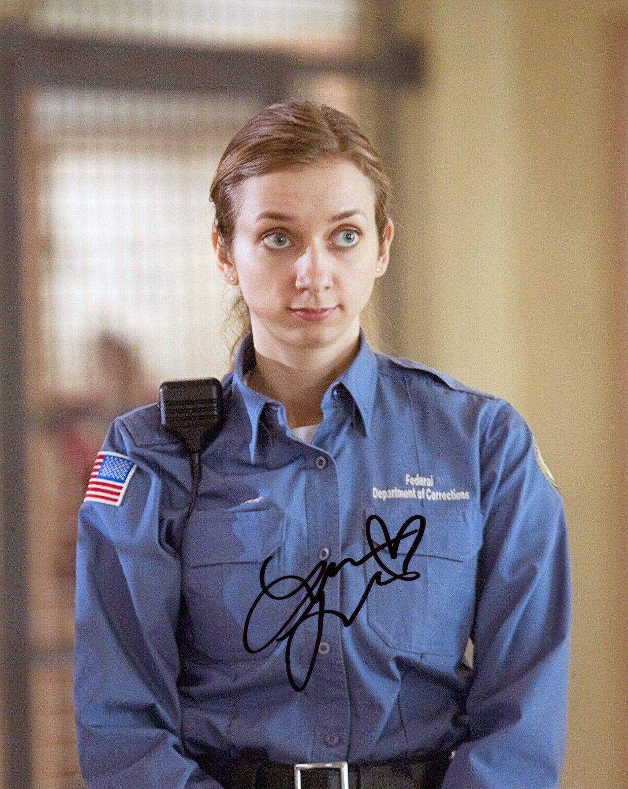 ~~ LAUREN LAPKUS Authentic Hand-Signed ORANGE IS THE NEW BLACK