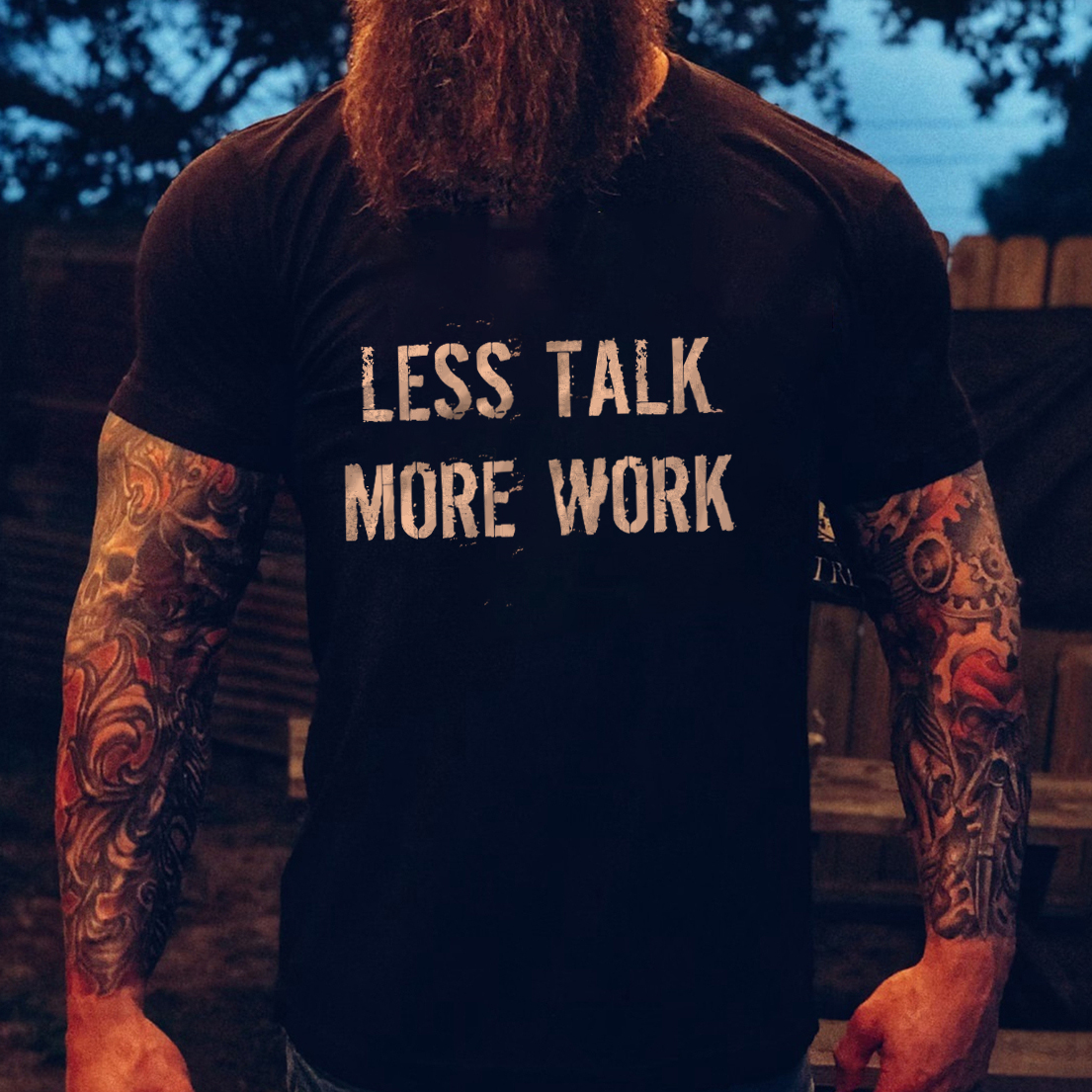Livereid Less Talk More Work T-shirt - Livereid