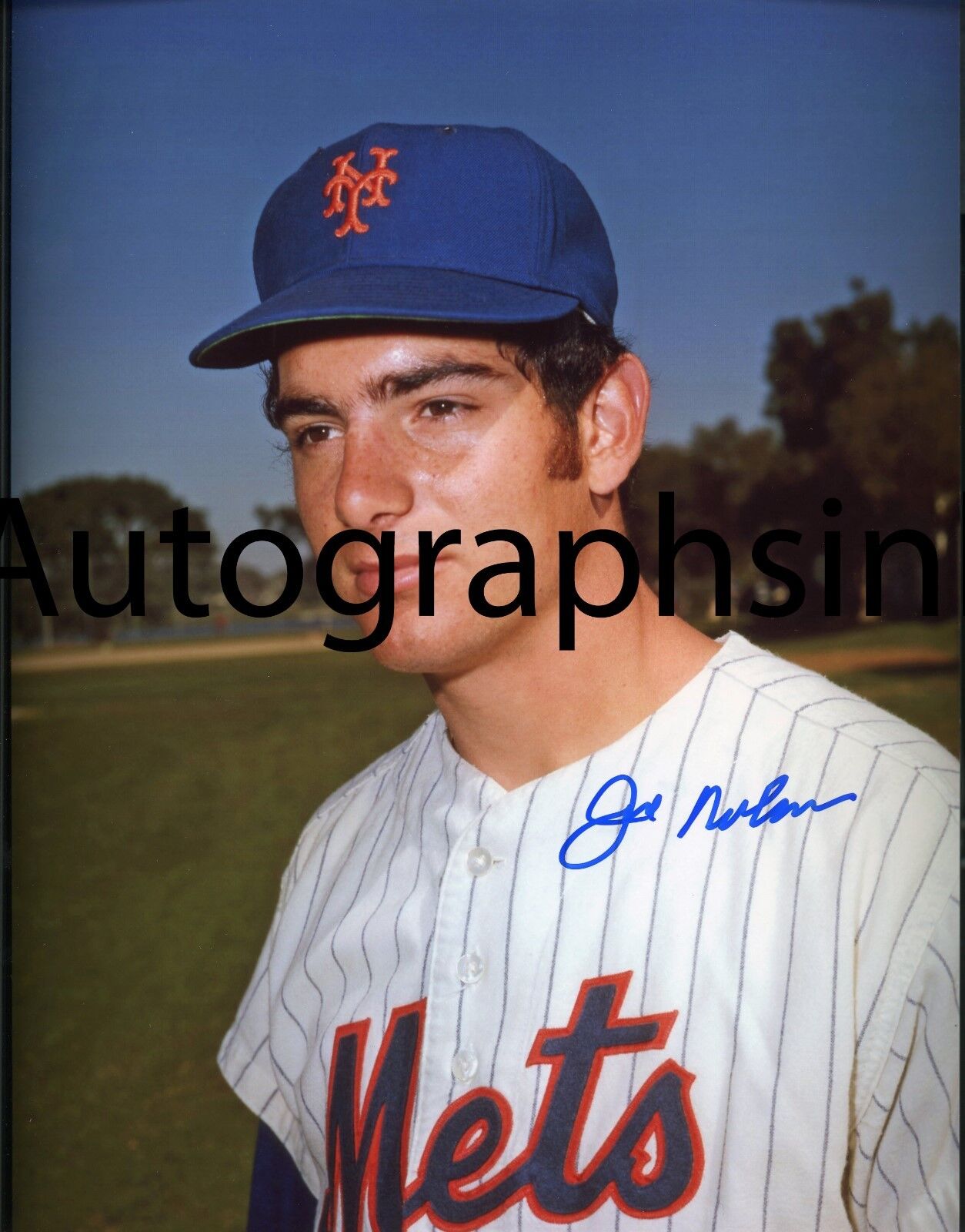 Joe Nolan autographed 8x10 New York Mets Private Signing